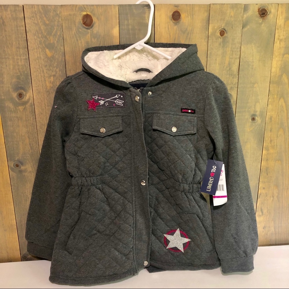 Limited Too Girl Coat with Fleece Lining